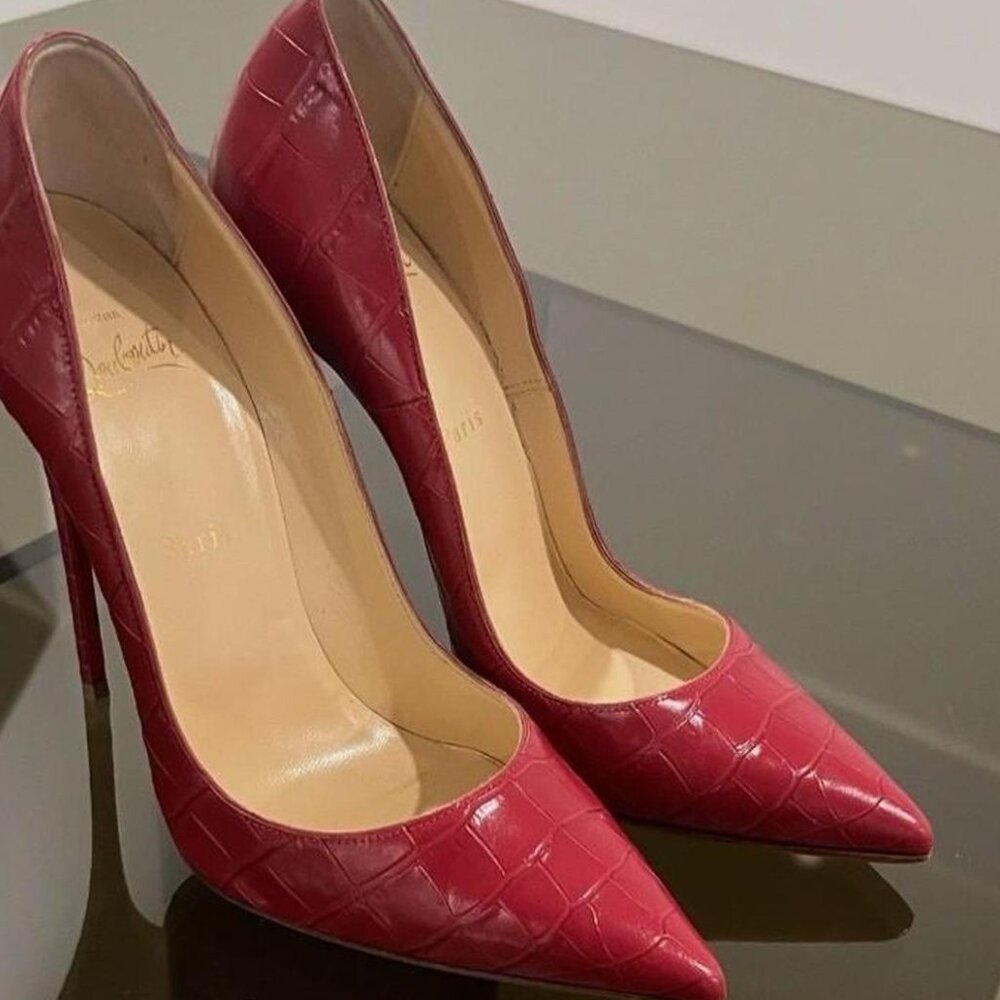 Christian Louboutin Women's Red Courts